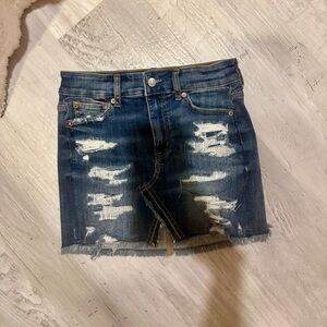 American Eagle Denim Mini Skirt